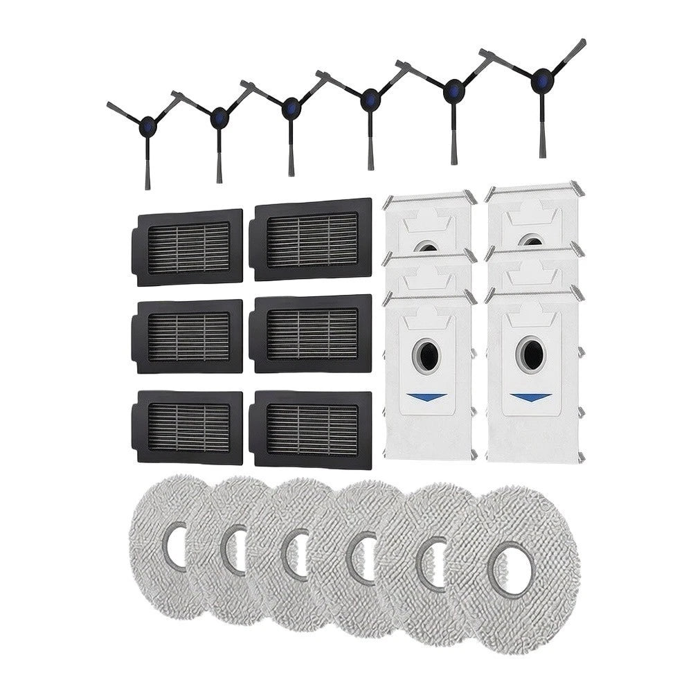 6X Brush, Bag, Filter, Mop Accessory Kit for Bosch Spotless Max BCRDW3B