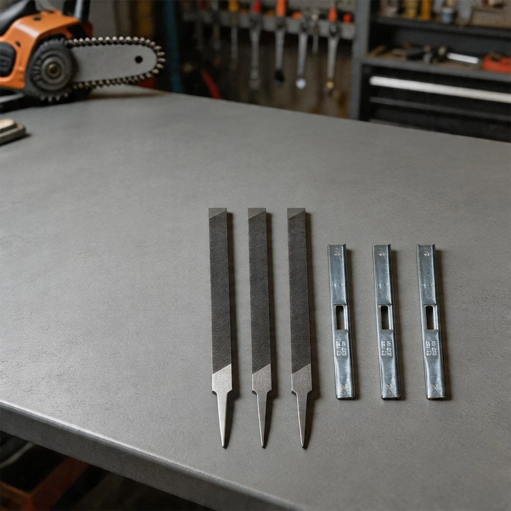 Set of 3 Chainsaw Depth Gauge Tools 27742 with Flat Files