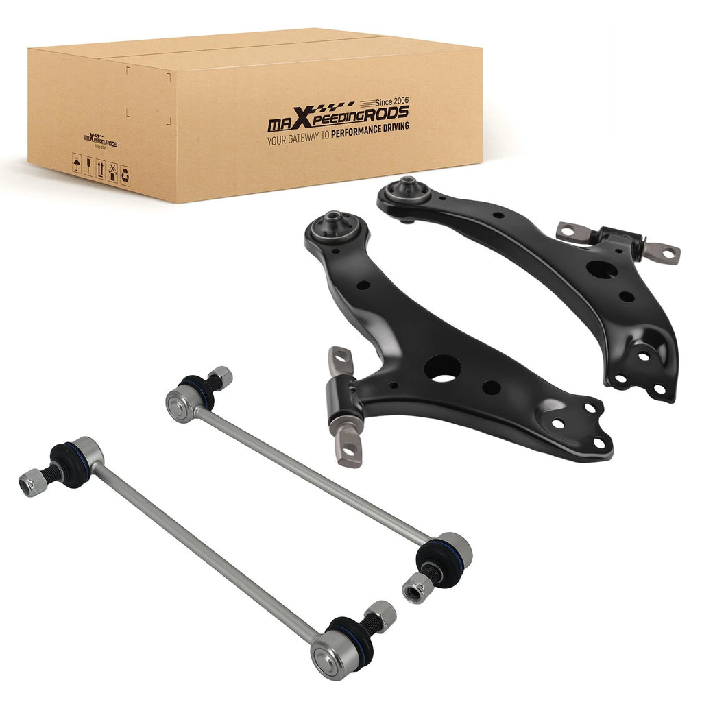 Set of 4 Front Lower Control Arms w/Sway Bar for Camry Avalon (2002–2012)