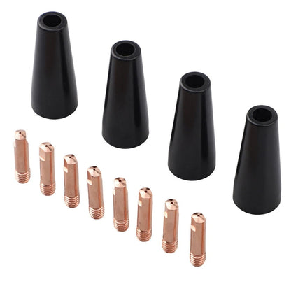 Gasless Flux Core Nozzle Tips Kit for MIG Welding 14AK (0.6-1.2mm)