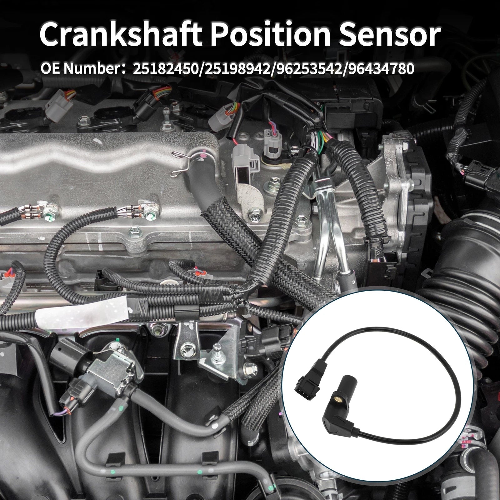 Crankshaft Position Sensor for Chevrolet Aveo 1.6 (2004–2006)