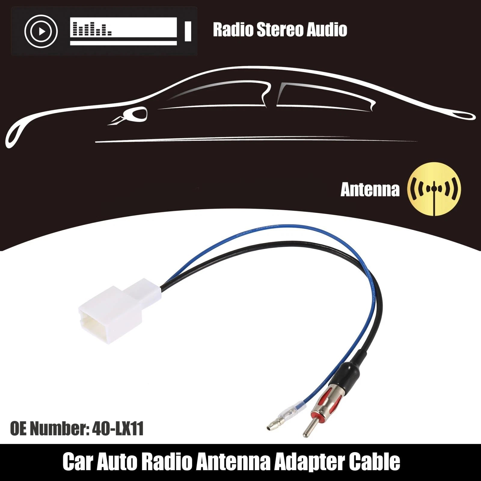 Radio Antenna Adapter to Antenna Plug for Lexus ES 350 (2007–2018)