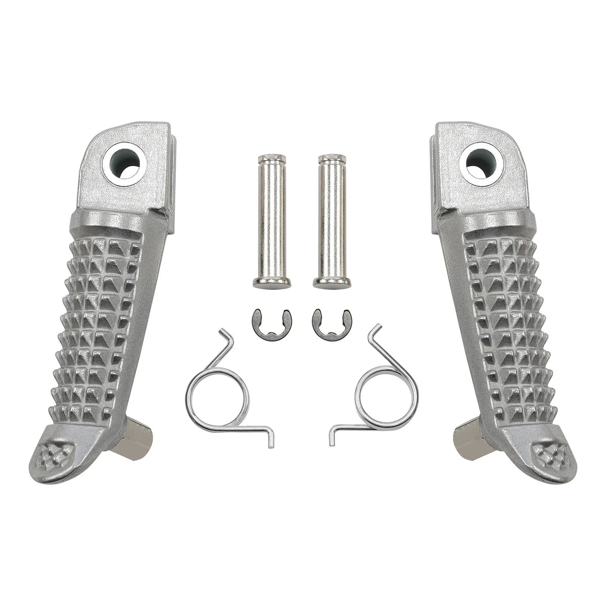 Front Driver Footpegs Footrests for Suzuki GSXR600 (2001–2005), GSXR750 (2000–2005)