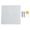2 Gang Touch Light Dimming Device for Modern Design