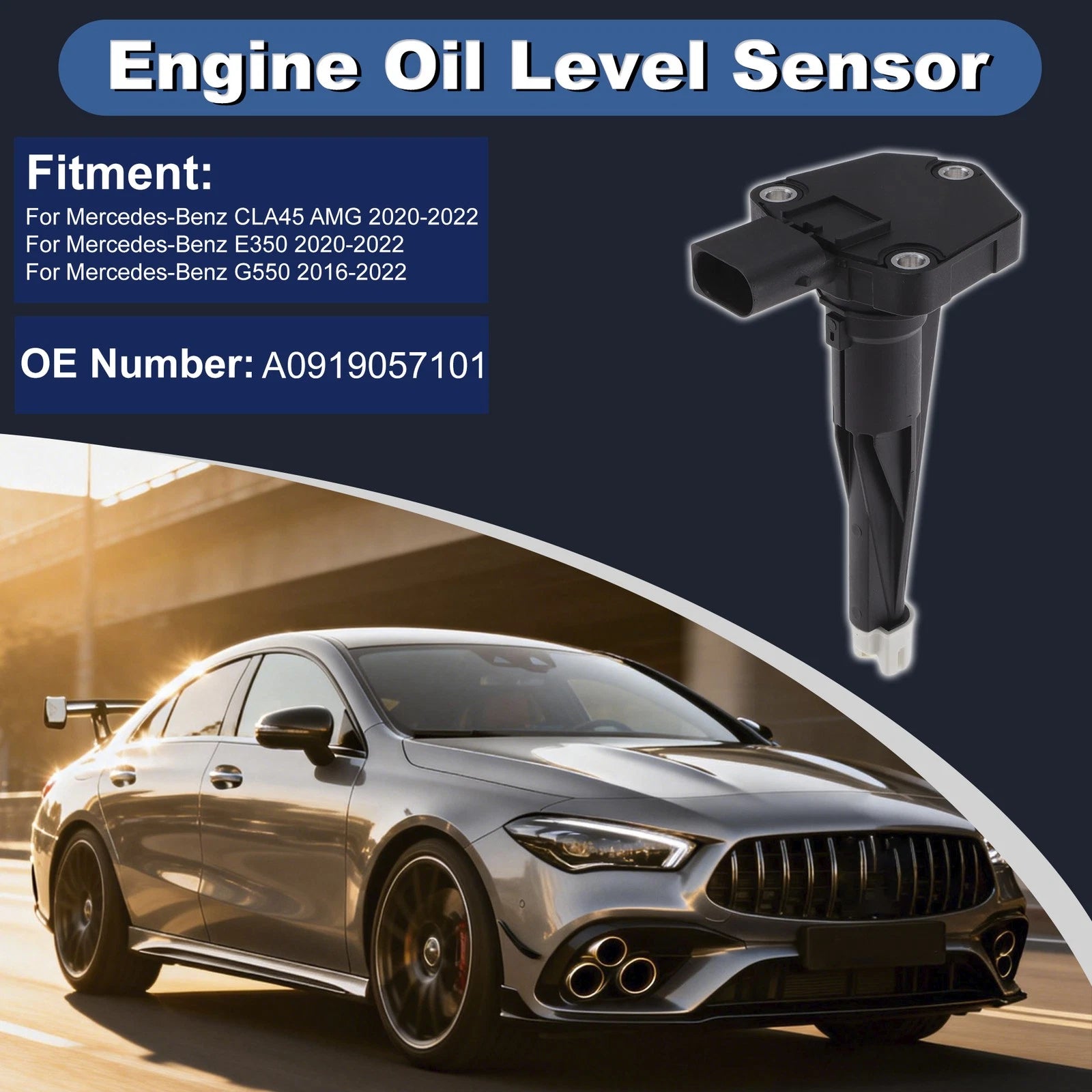 Engine Oil Level Sensor Replacement for Mercedes-Benz CLA45 AMG (2013–2019)