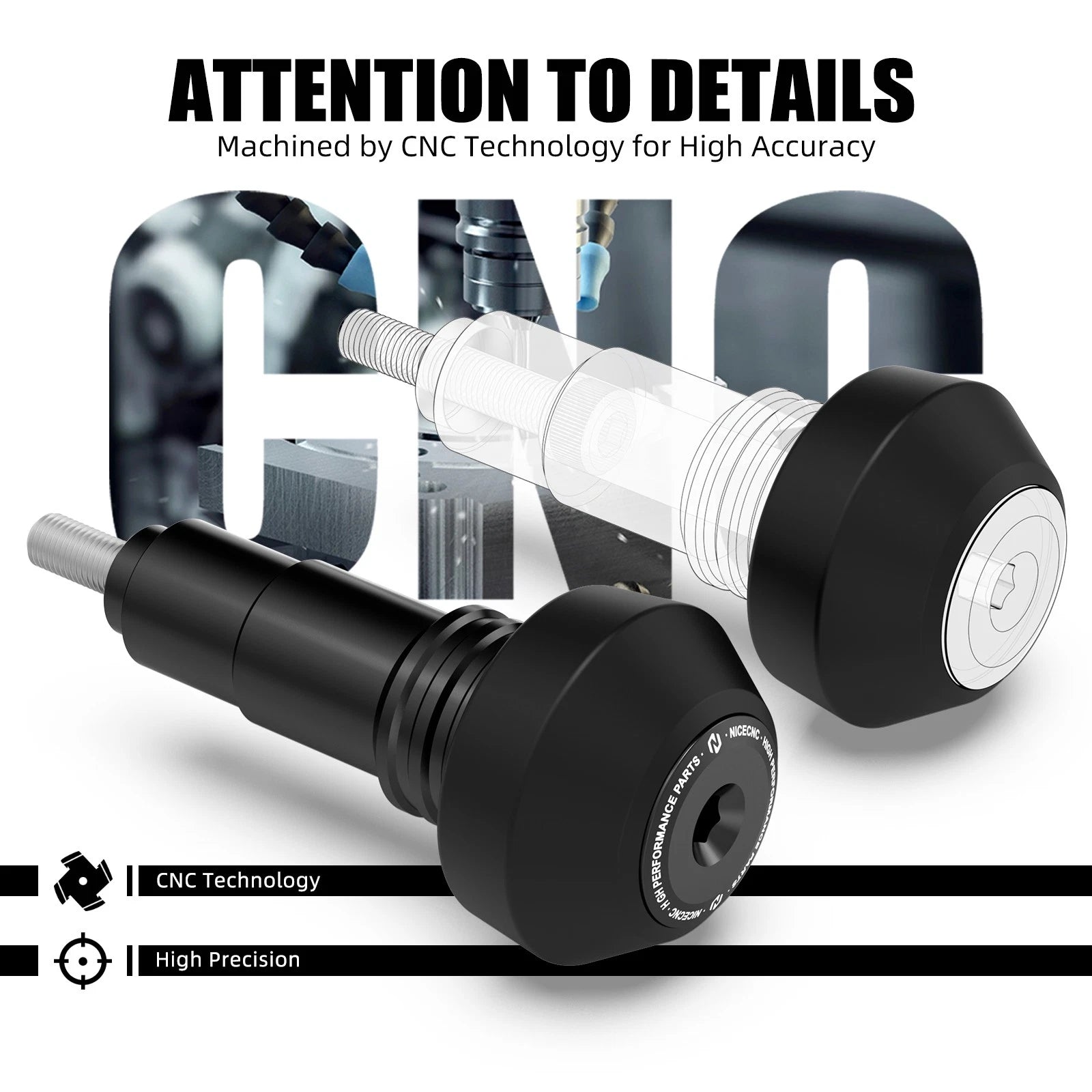 Frame Slider Crash Protector for KTM 690 Enduro (2008–2024)