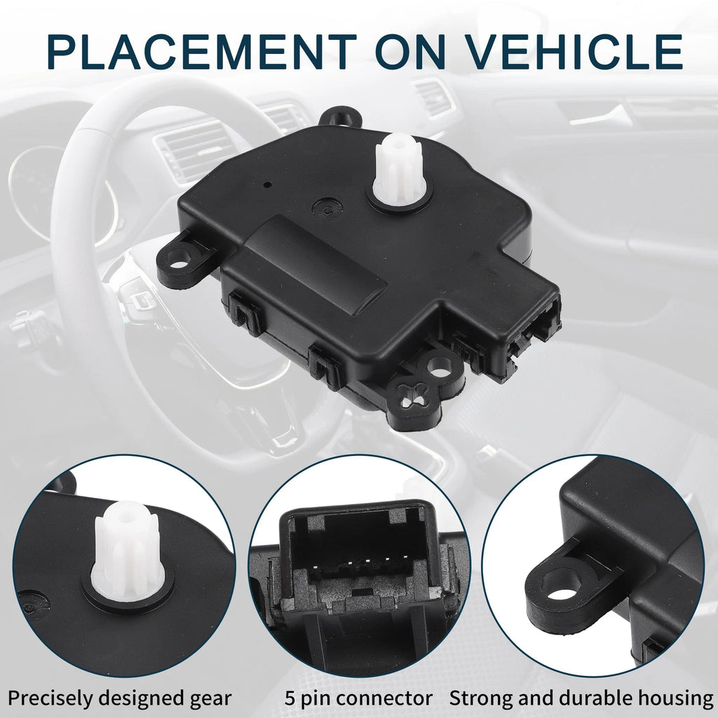 HVAC Heater Blend Door Actuator Replacement for Dodge Durango (2014–2021)