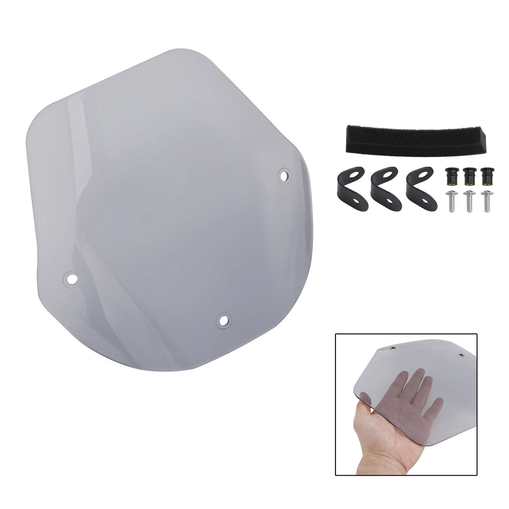 Windshield Windscreen + Bracket for Suzuki GSX-8S (2023–2024) AA4