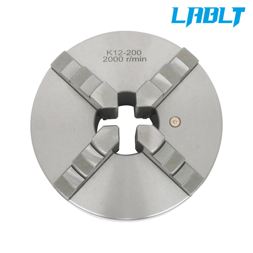 8" 4 Jaw Self Centering Lathe Chuck for Drilling Milling Machine