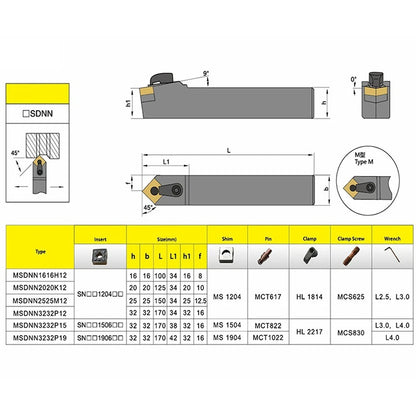 CNC Lathe Tool Holder for CNC Machines