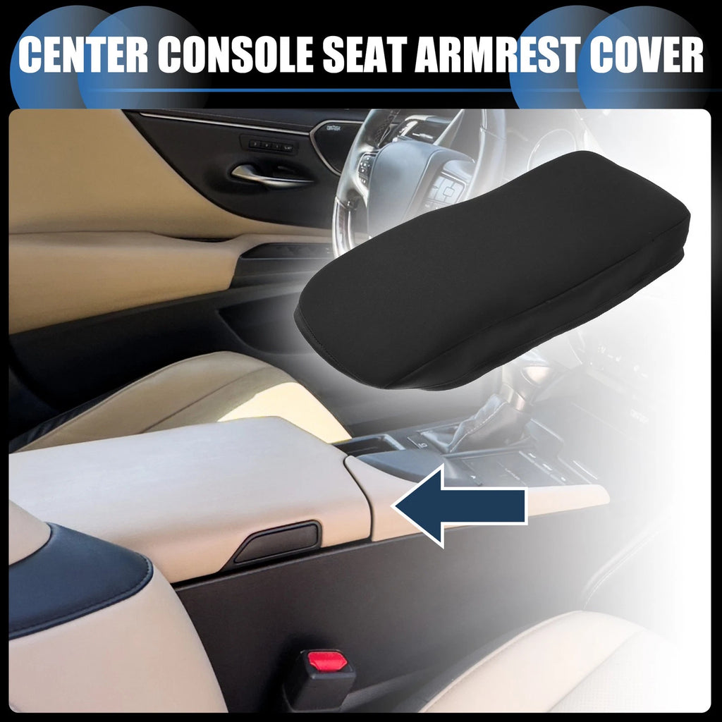 Armrest Protector Cover Pad for Lexus ES350 (2008–2012) Black 1 Pc