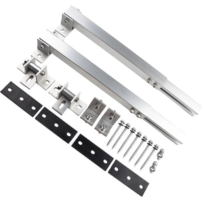 Photovoltaic Support Hardware for Flat Roof Mounting (Silver)