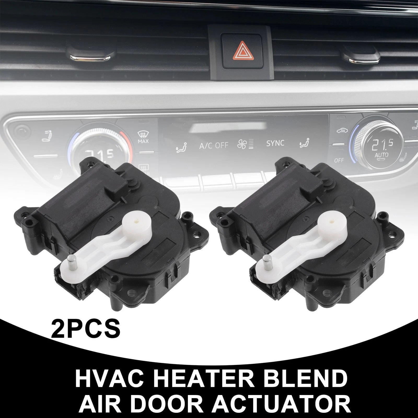 2pcs HVAC Heater Blend Door Actuator Replacement for Toyota Highlander (2001–2003)