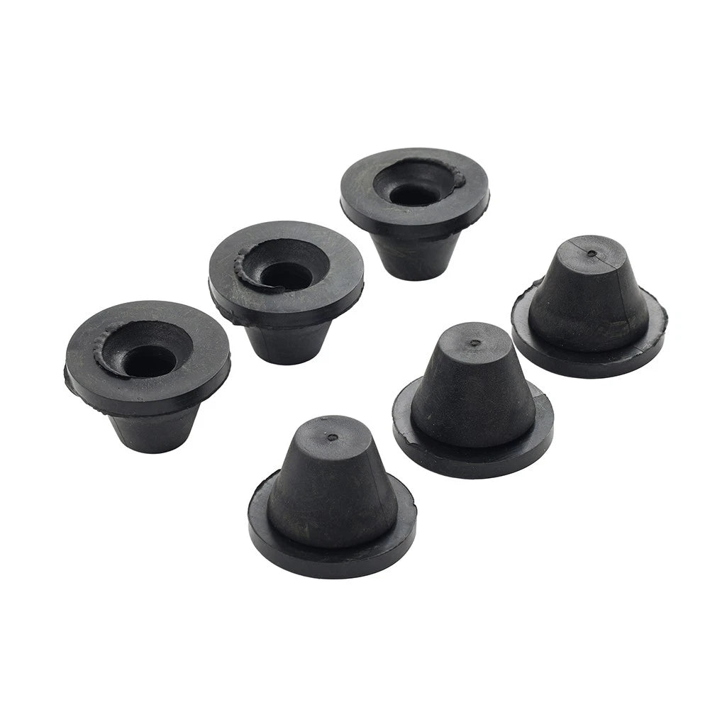 6x Rubber Side Cover Grommet For Harley Touring Road King Electra Glide 1996-07