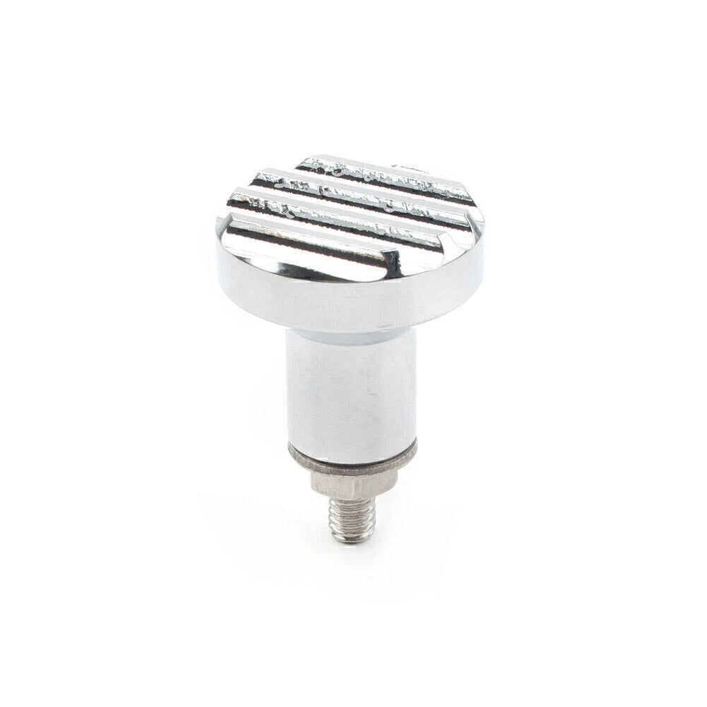Fluted Carburetor Choke Knob for Scrambler Thruxton 900 T100 (2008–2015) Chrome