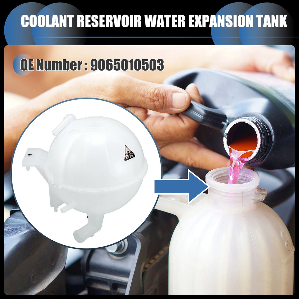 Coolant Expansion Overflow Tank with Sensor Replacement for Dodge Sprinter (2007–2018)