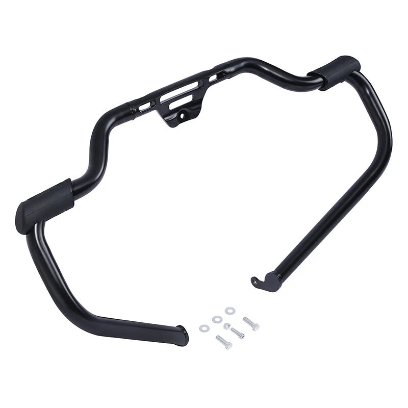 Matte Black Mustache Bar Engine Guard for Harley Softail (2000–2024)