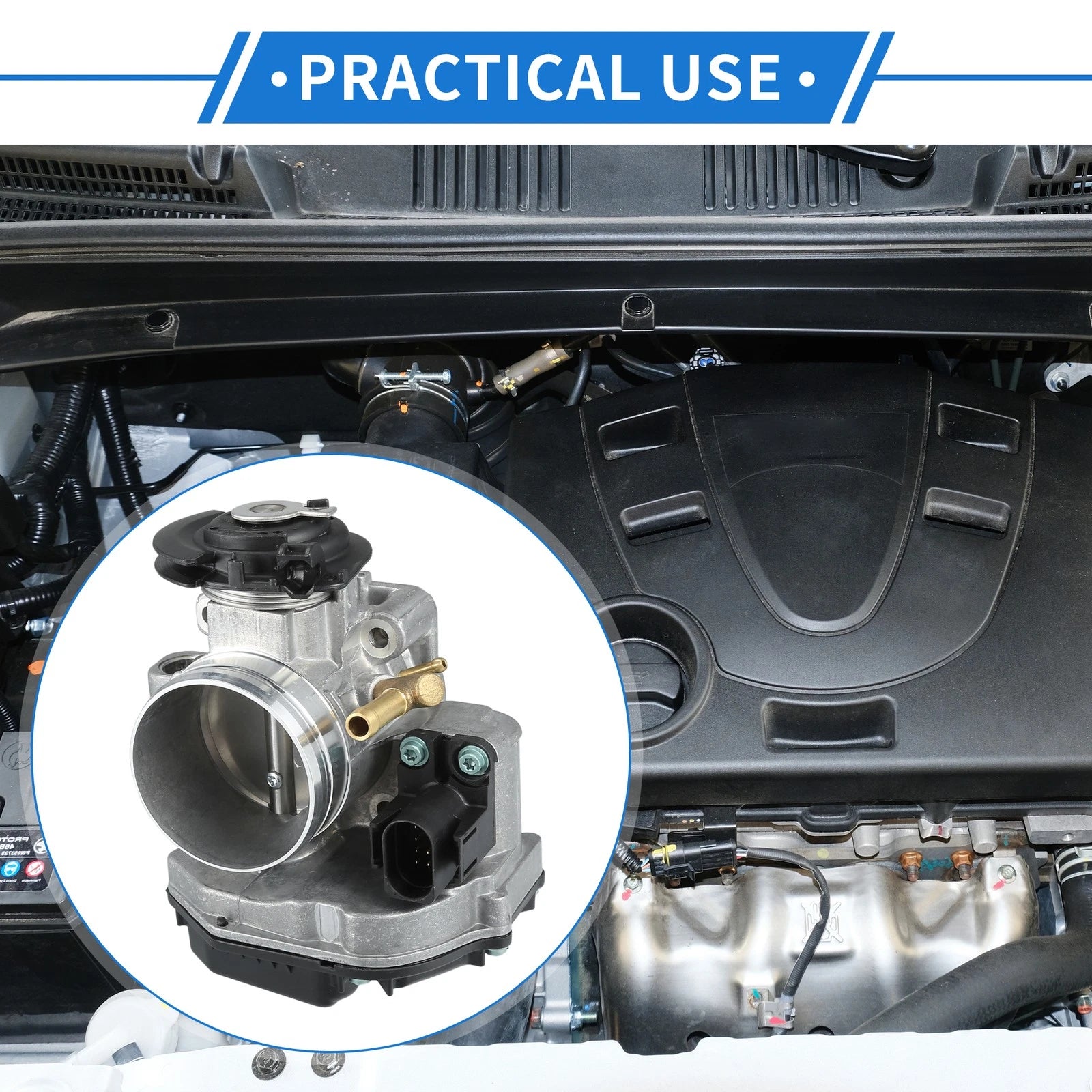 Throttle Body Replacement for Volkswagen Cabrio 2.0L (2000–2002)