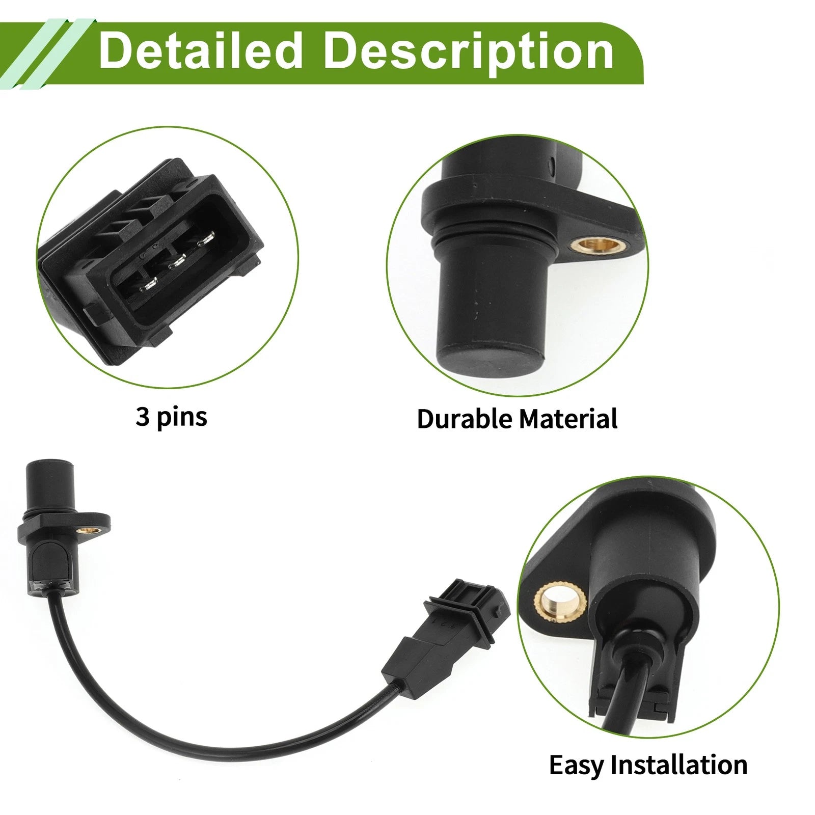 Crankshaft Position Sensor OEM for Hyundai Santa Fe 2.7L (2001–2006)