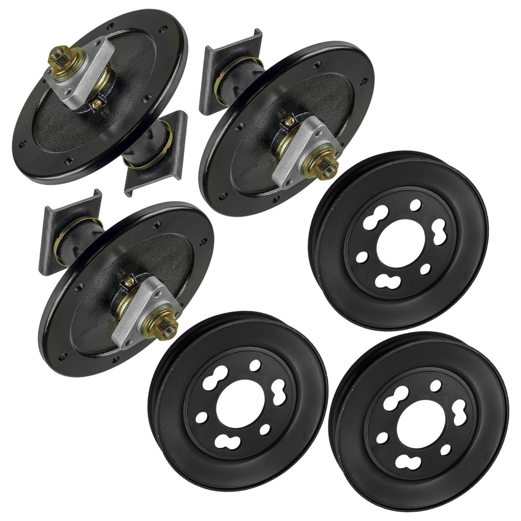Deck Spindle with Pulley Replacement for Toro Z Master Z400 Z500 (2005–2015)