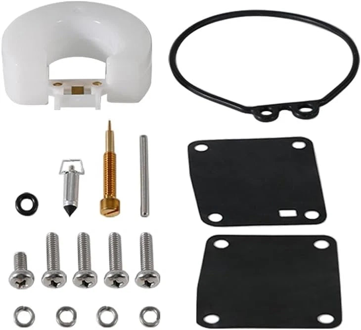 Carburetor Repair Kit for Yamaha 3 6 8 HP Outboard Engines (6G1-W0093, 6N0-W0093)