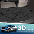 Flat Face Cargo Liner Rear Trunk Mat for Ford Explorer (2020–2022) TPE
