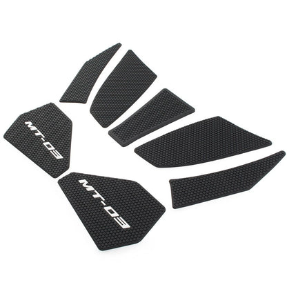 Tank Side Knee Pads for Yamaha MT-03 (2021–Present) Rubber Grips Black