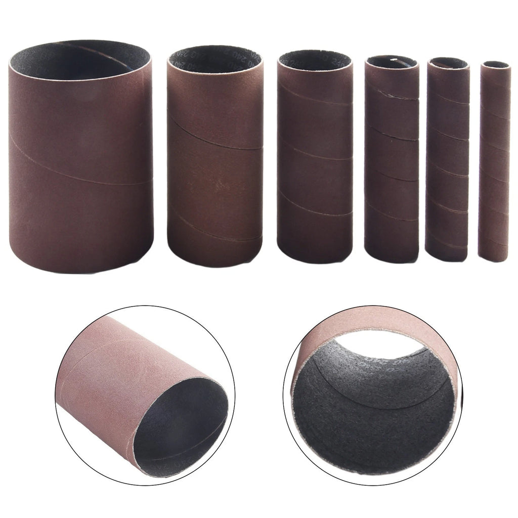 6X Sanding Paper Sleeve for Various Metals Plastics Wood Jade