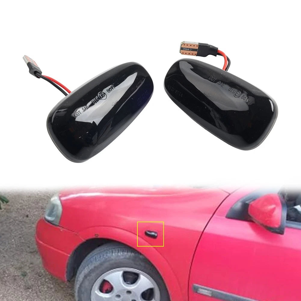 Front Side Marker Lamp Turn Signal lights For Opel Zafira A 99-05 Astra G 98-05