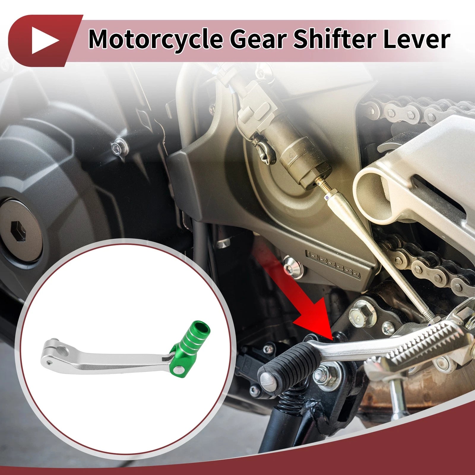 Motorcycle Gear Shifter Lever Replacement for Honda CRF150F (2003–2017)