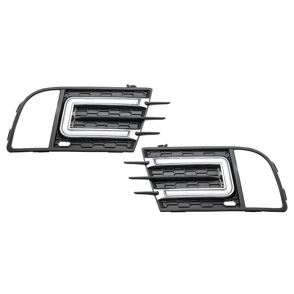 LED Daytime Running Lights DRL Amber White for VW Tiguan (2013–2016)