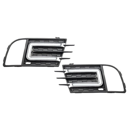 LED Daytime Running Lights DRL Amber White for VW Tiguan (2013–2016)
