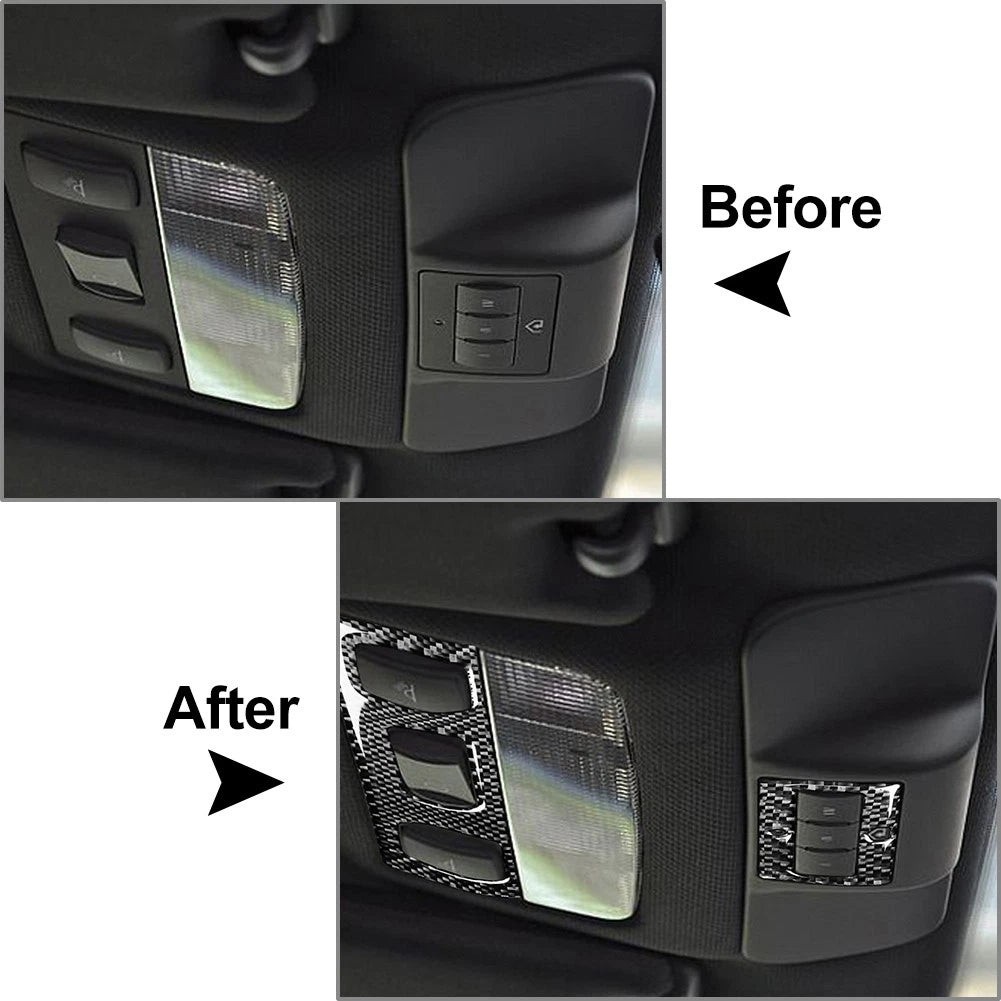 3Pcs Hardtop Car Reading Light Panel Cover Kit For Audi TT 8N 2001-2006