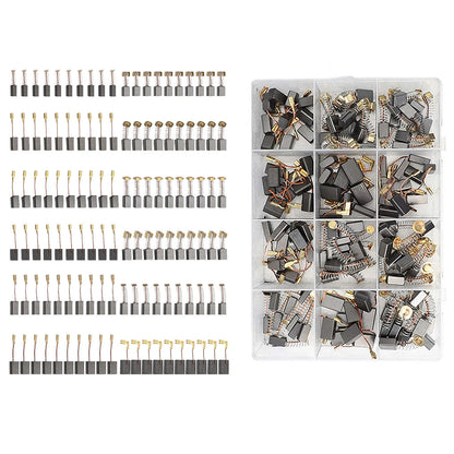 120Pcs Carbon Brushes for Universal Power Tools (Drill, Router, Planer, Sander)