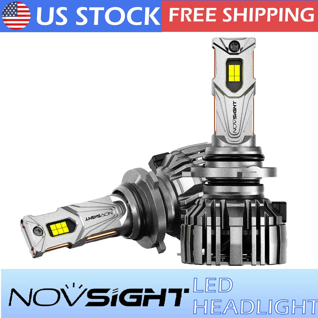 2X 9006 HB4 LED Headlight Bulbs for 6500K Bright White