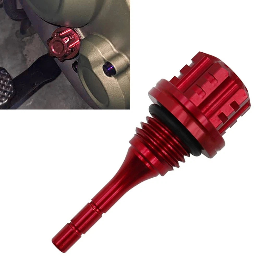 Oil Dipstick Plug for GY6 BWS 125CC (Red)
