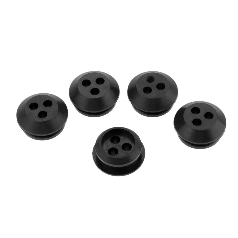Set of 5 Fuel Gas Tank Grommet 3 Hole for Trimmer Blower V137000030 13211546730
