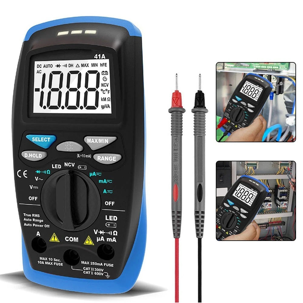 Portable Digital Multimeter Auto Ranging with Non Contact Voltage