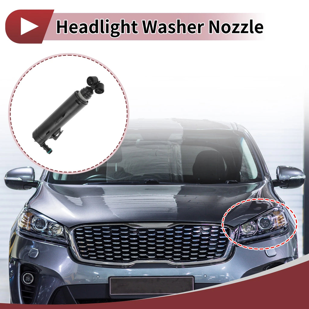 Front Driver Side Headlight Washer Nozzle for Audi A1 (2010–2012) No. 8X0955101A