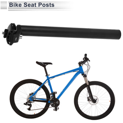 Bike Seat Posts 30.9x350mm Extra Long Adjustable Angle for Universal Fit