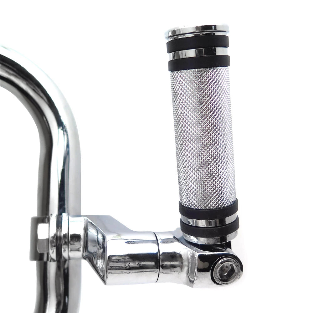 Diamond Chrome Foot Peg Kit for Harley SuperLow 1200T (2014–2016)