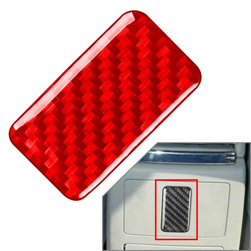 Interior Rear Console Insert Cover Trim for Volkswagen Passat B5 (2001–2005) Red