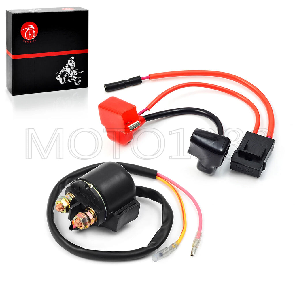 Starter Relay Solenoid & Battery Cable for Honda TRX300EX (1993–2006)