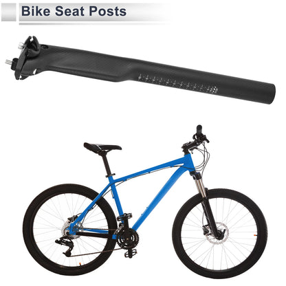Seat Post Bike 30.8mm 350mm Carbon Fiber Matte Saddle Post for Yamaha (2000–2010)