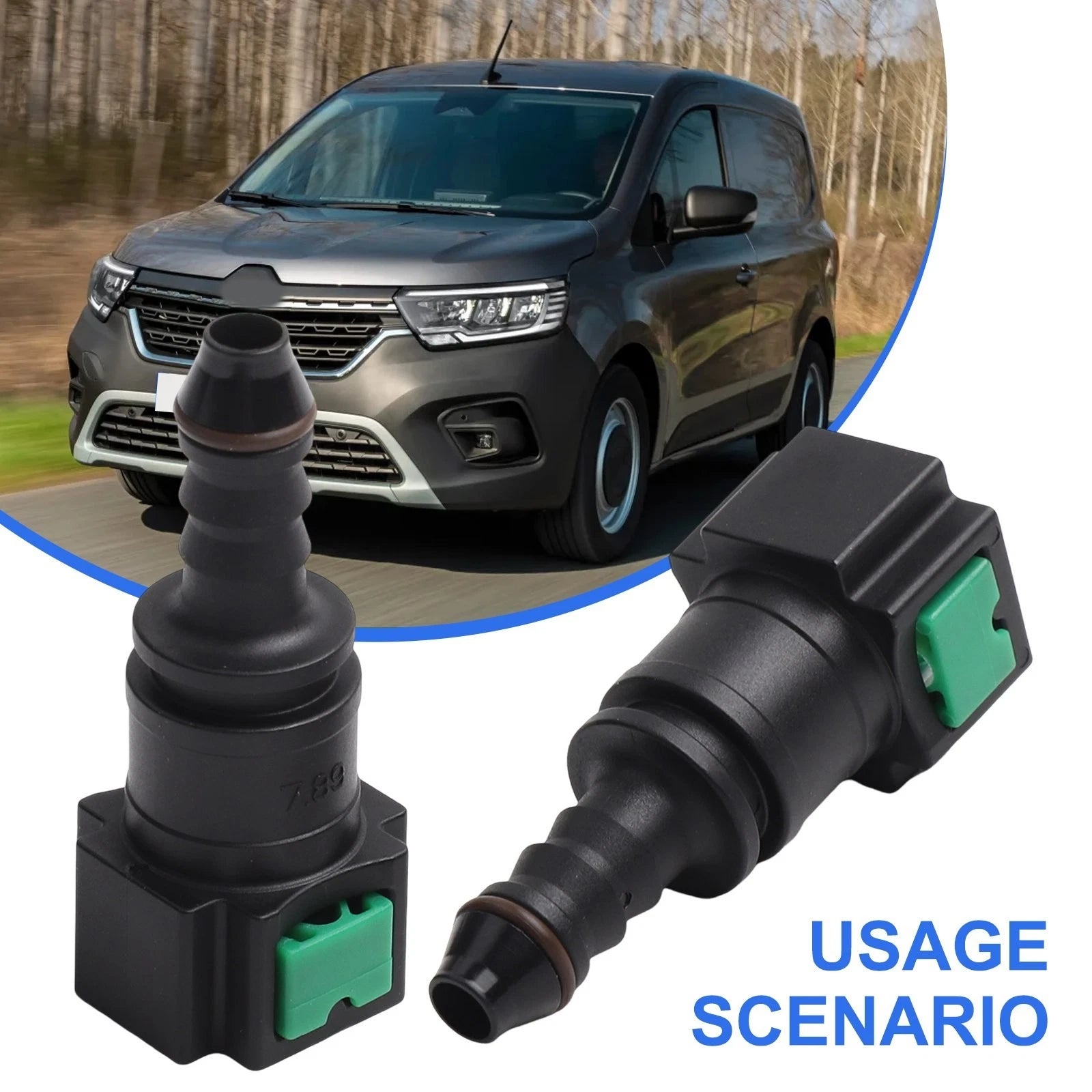 2X Fuel Line Quick Connectors for Vehicles