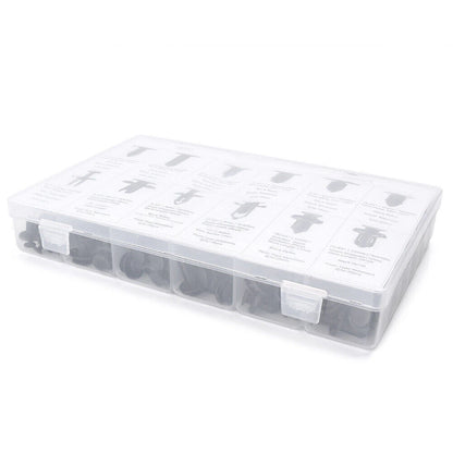 240 Pcs Car Push Pin Rivet Trim Clip Panel Body Interior Assortment Kit