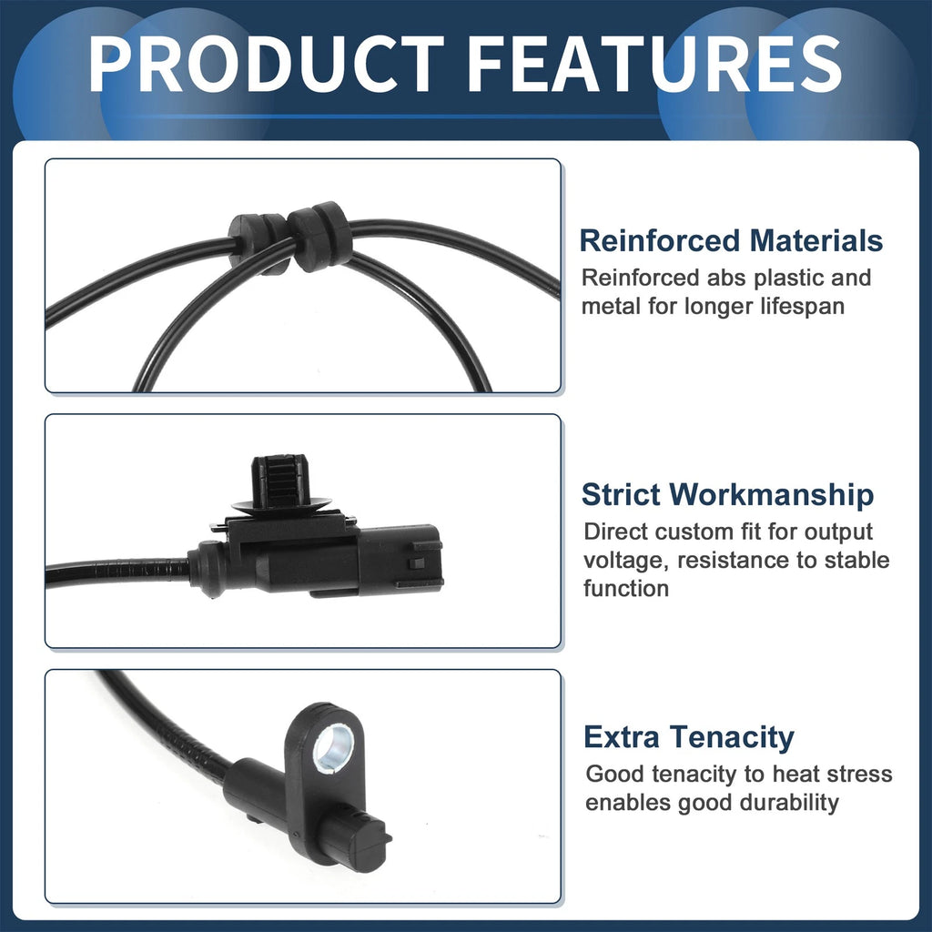 ABS Wheel Speed Sensor Replacement for Ford Fiesta Rear (2011–2019)