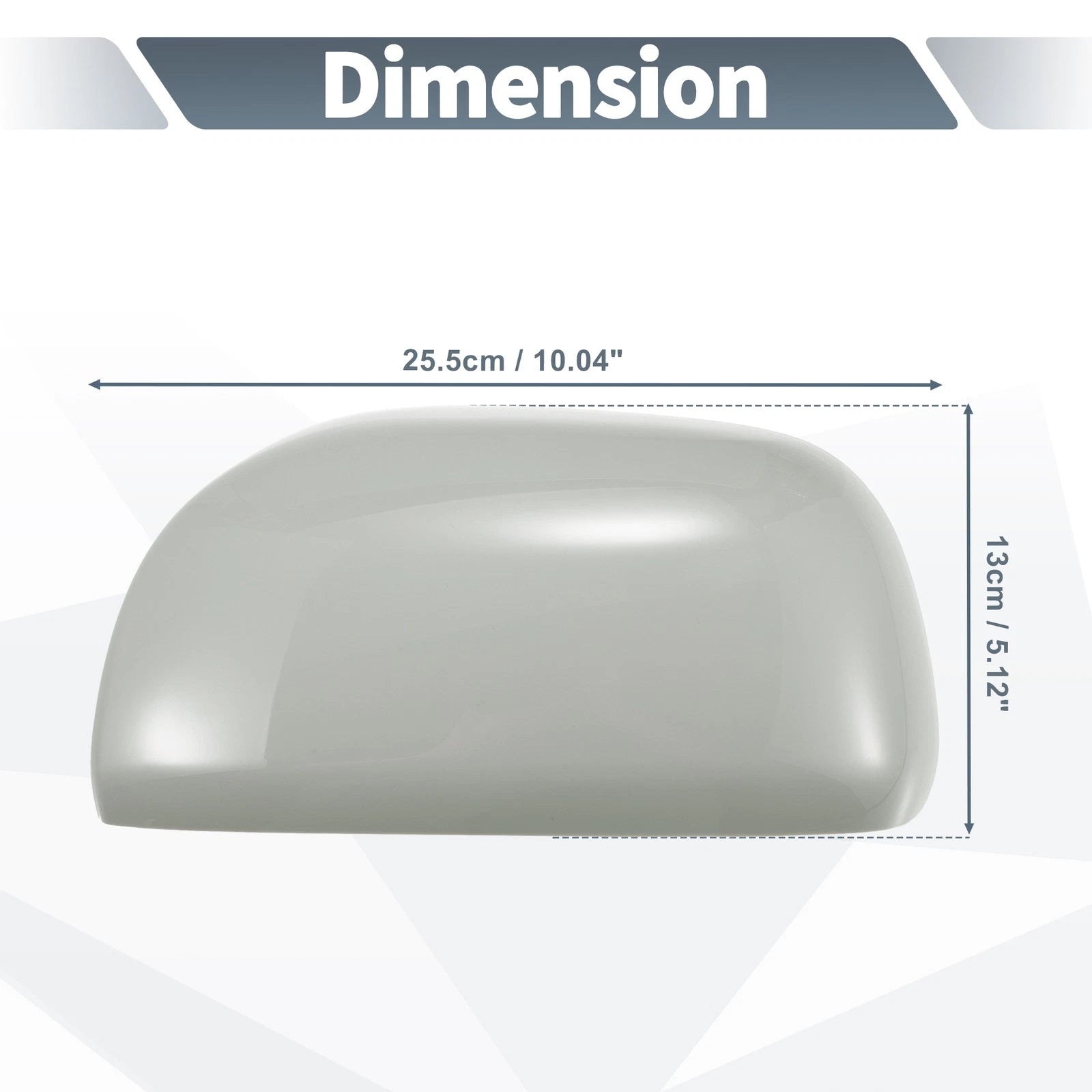 Left Side Car Mirror Cover Cap Gray for Toyota RAV4 (2006–2009)