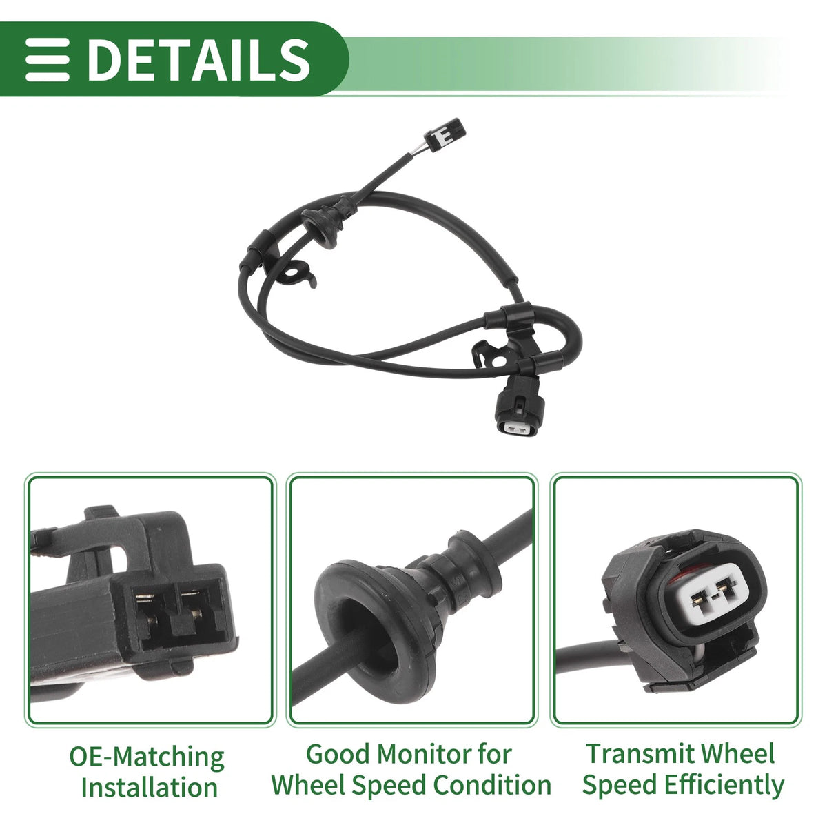 ABS Wheel Speed Sensor No. 8951648010 for Toyota Highlander (2001–2004)