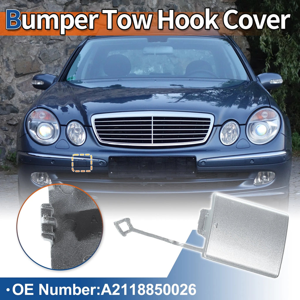Front Tow Hook Cover Replacement for Mercedes-Benz E-Class (2003–2009)